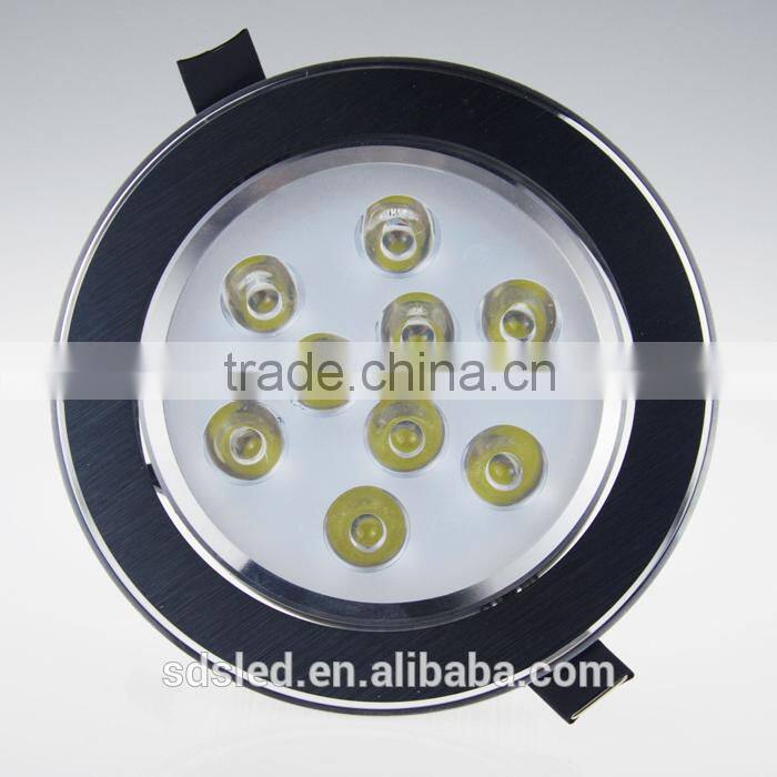 LED Ceiling light high power ceiling led light aluminum black 9w mounted led ceiling light