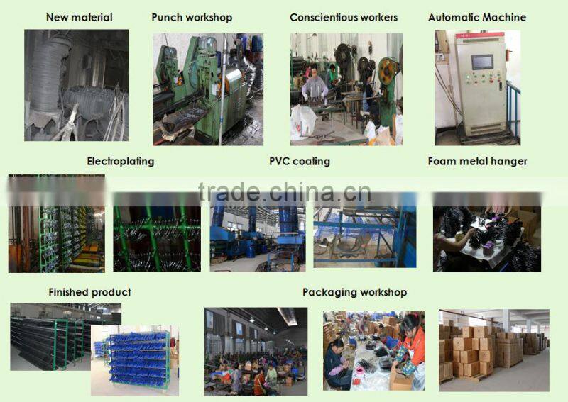 Leopard velvet clothes hanger/flocked hanger