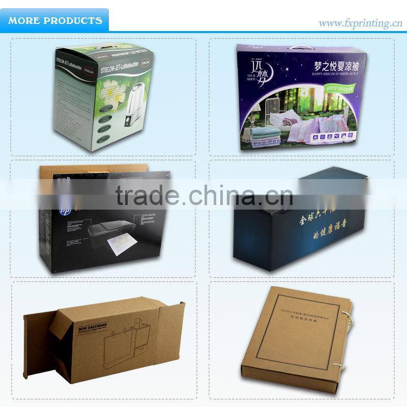 2016 Wholesale Cheap Art Paper Custom Hair Extension Packaging