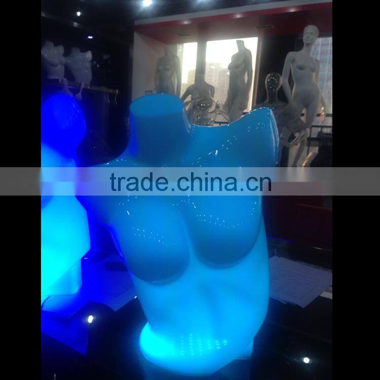female mannequin with led light