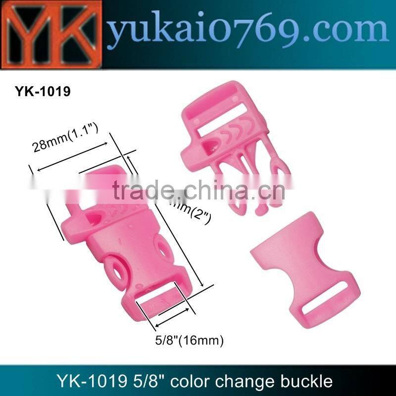 Yukai plastic overall buckle for garment/quick release plastic buckle/release buckle