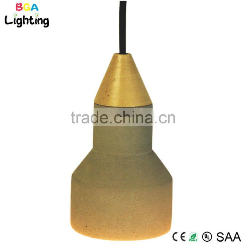 E27 lamp socket concrete lamp shade pendant lights/ lighting