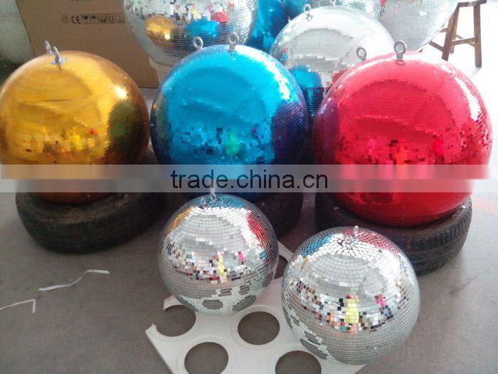 Silver or Black color 30cm/40cm /50/60cm diameter christmas hanging decorating mirror balls With Plastic or Fiberglass core