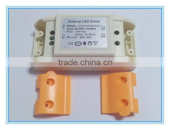 mini size 350mA18w led driver constant current for led lighting accessories