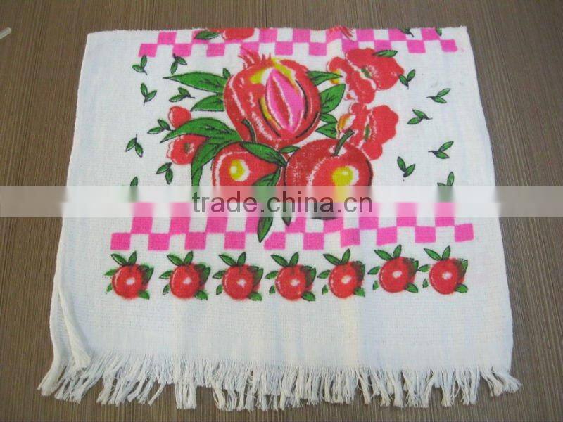 100% cotton printed tea towel/kitchen towel