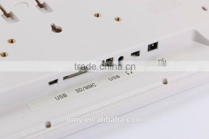 Factory hot sell 15.4 inch multi-function digital photo frame, electronic photo album