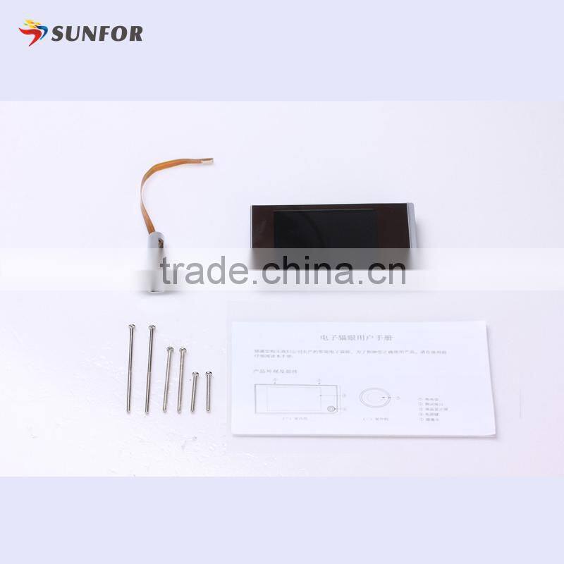 Four PCS AAA Batteries Energy saving Silver Wireless Solar Doorbell for Home