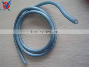 transperent blue flexible car power cable battery cable