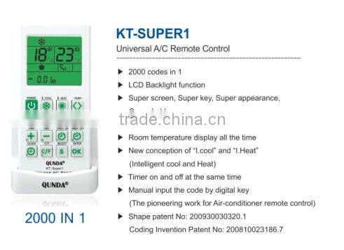 2014 hot selling Thermometer device LCD Blacklight function KT SUPER1