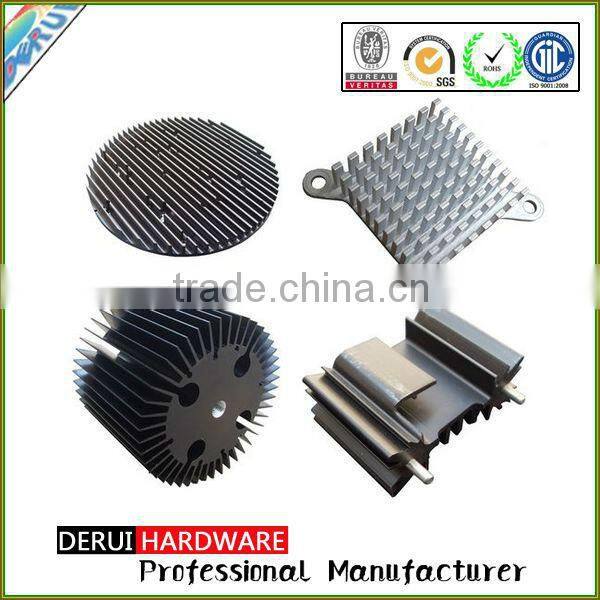 Black anodizing CNC machining PCB Aluminum radiator