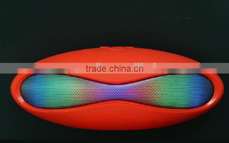 2016 new products in china pusle led light portable colorful wireless speaker bluetooth for iphone 6