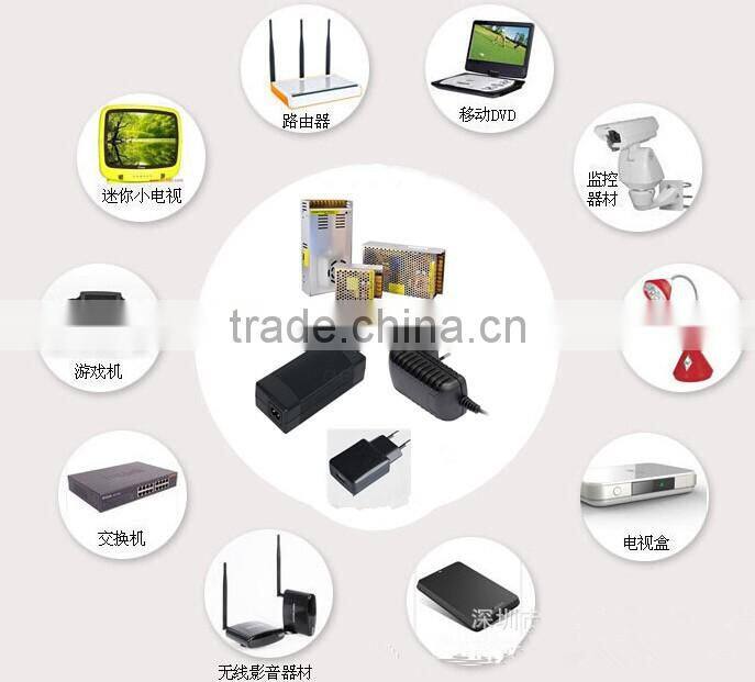 SDPower 100-240v Input 1 - 50W Output interchangeable power adapter with CE RoHS etc multi plugs