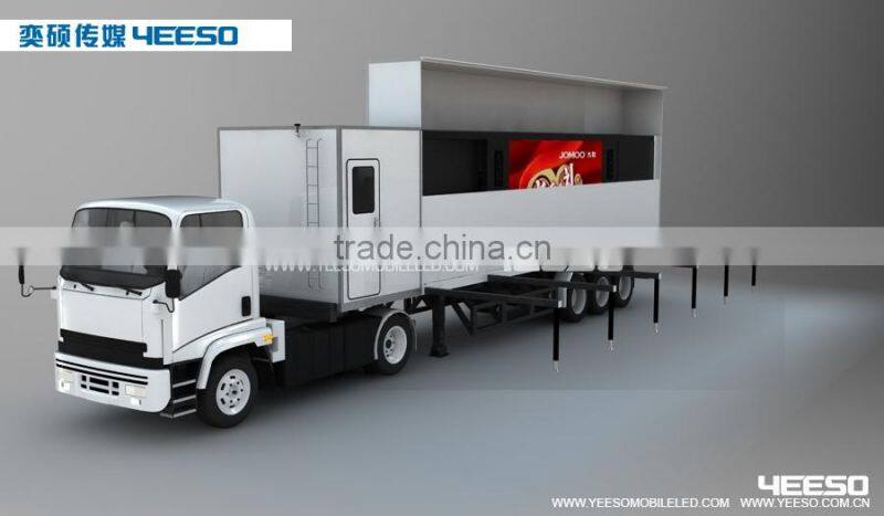 YEESO New Generation, Modified LED Container for outdoor ad,events,live show Language Option French