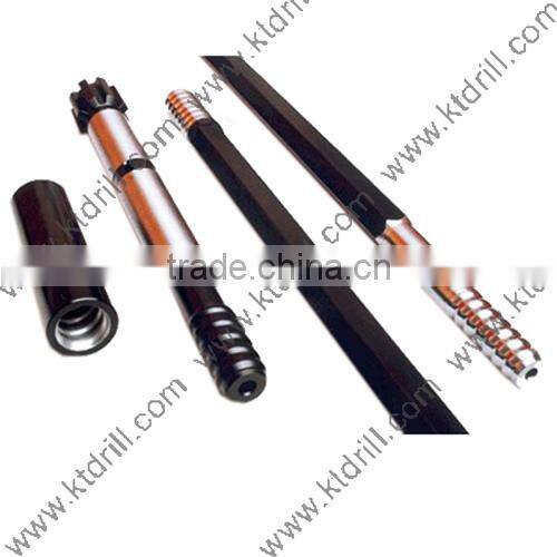 female and male striking bars shank adapter for rock drilling