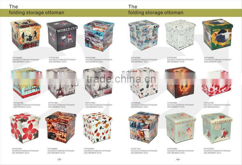 Moroccan Leather Pouf Ottoman Footstool