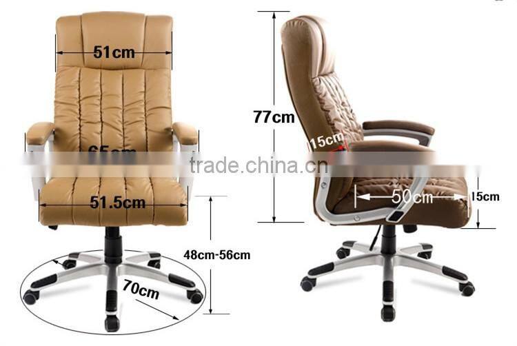 PU leather long durable Adjustable Swivel office chair Y043