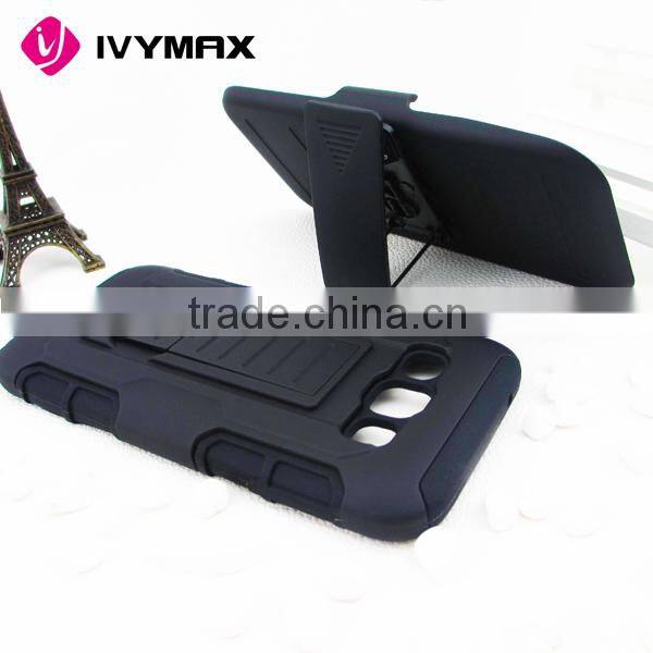 Multi usages mobile phone flip case holster case for Samsung Galaxy E5