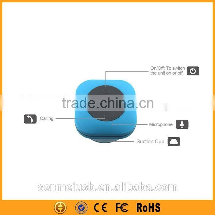 Best Selling Sucker Wireless Waterproof Bluetooth Speaker For Bathroom