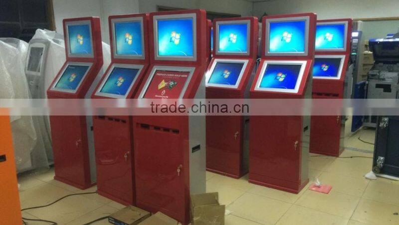 19" Dual Screen Payment Machine with Coin Acceptor and Cash Acceptor