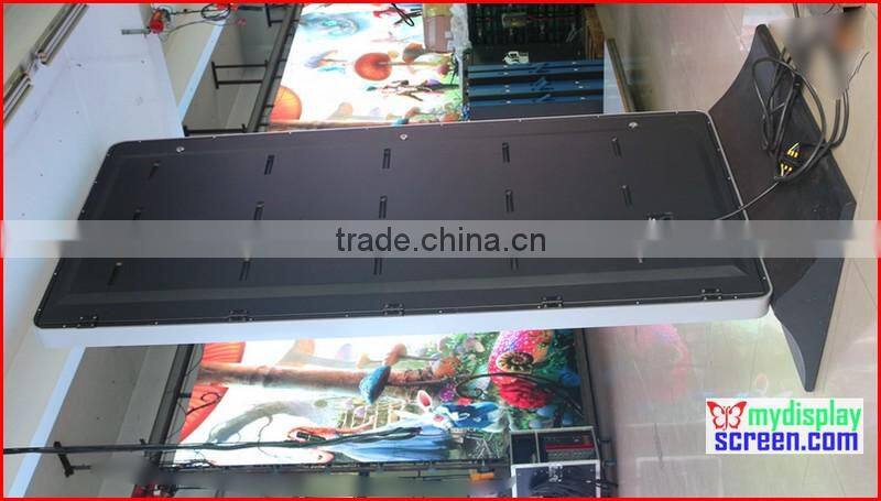 led commercial advertising,p5 outdoor stand,Mobile Indoor,48cm x 176cm,19" x 69",hd advertise, 96*352 pixel,p2.5,p5