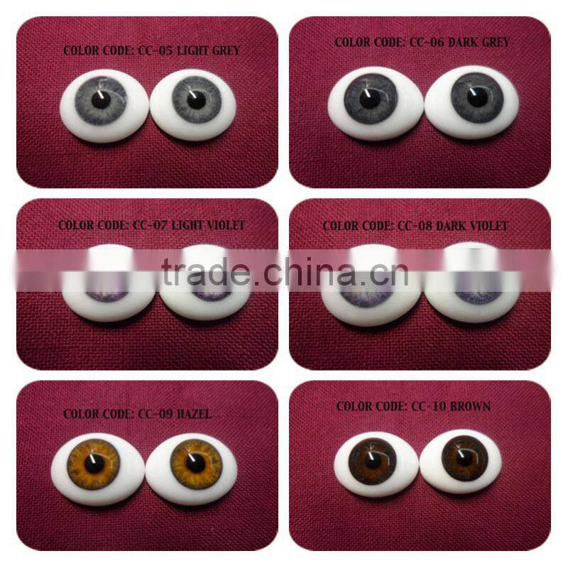 Hand-made colourful american girl doll eyelashes false eyelashes