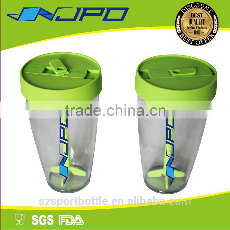 PS Plastic Type Food Grade Eco Friendly Feature Mini Mixer Cup Customized 500ml