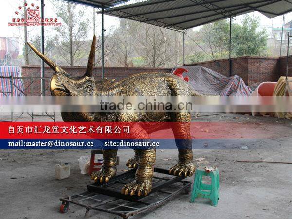 Hot Sale exhibition museum plaza equipment life-size Fiberglass Dinosaur Sculpture