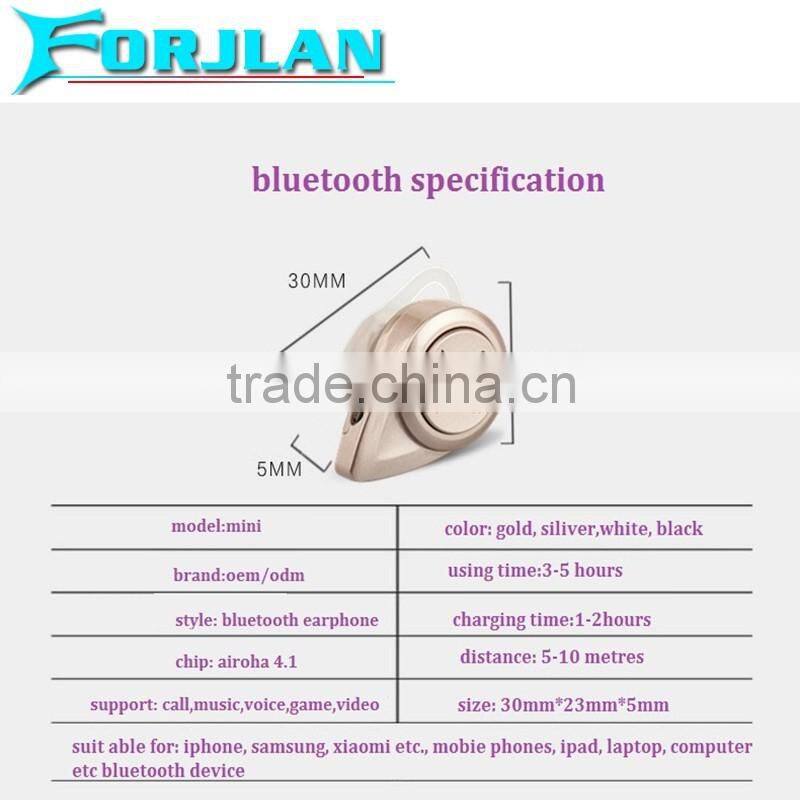 the human design 2015 mini bluetooth mobile earphone for samsung