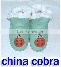 soft sole leather baby boots for winter