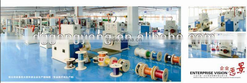 wire and cable machine factory in China silicone cable extrusion production line