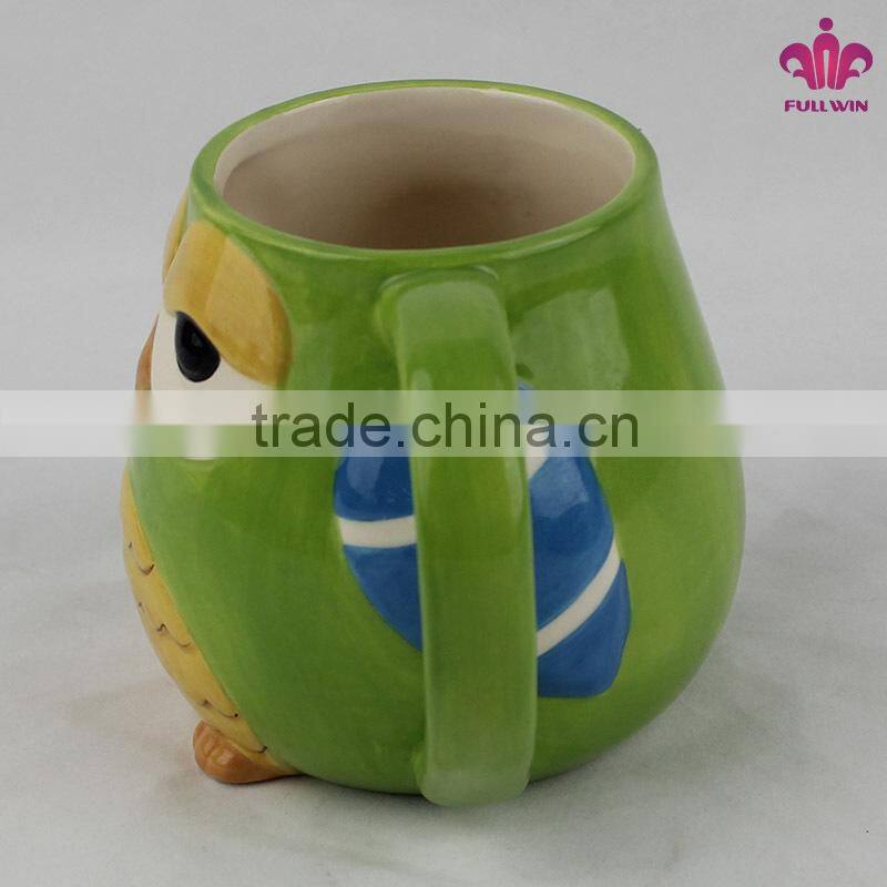 Cheap ceramic mugs with owl design