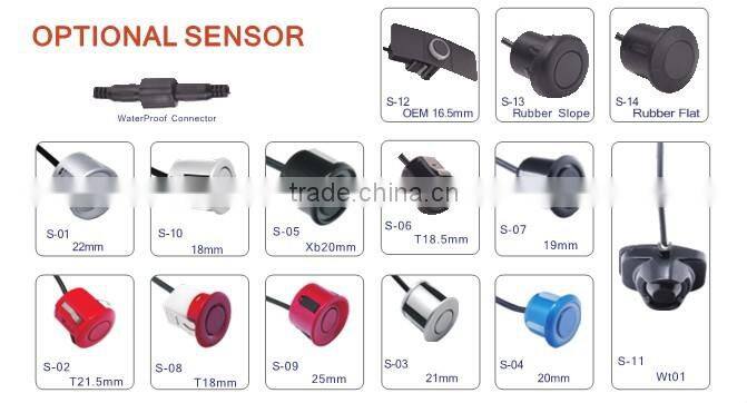 LED Parking Sensor with pm 2.5 sensors for Best selling Car Accessories