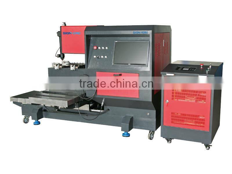 Look !!! Cost effective laser metal cutting machine From Jinan Sign CNC SIGN-5050