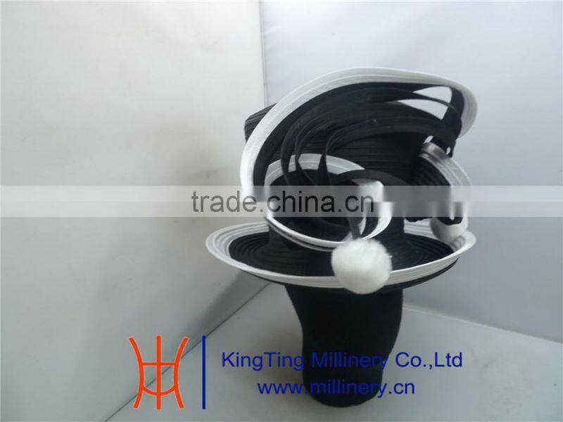 Ladies Formal Church Hats Wholesale Stylish Satin Ribbon Hats For Party BM-5070