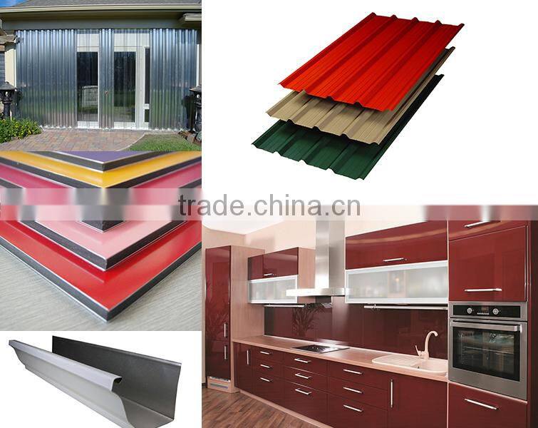 PE/PVDF color coated aluminum coil 0.38mm 1050 1060 1100 3003 3105 5052