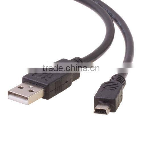 New 3 Ft USB 2.0 Type A Male To Mini B 5 Pin Male Camera Cellphone Data Cable