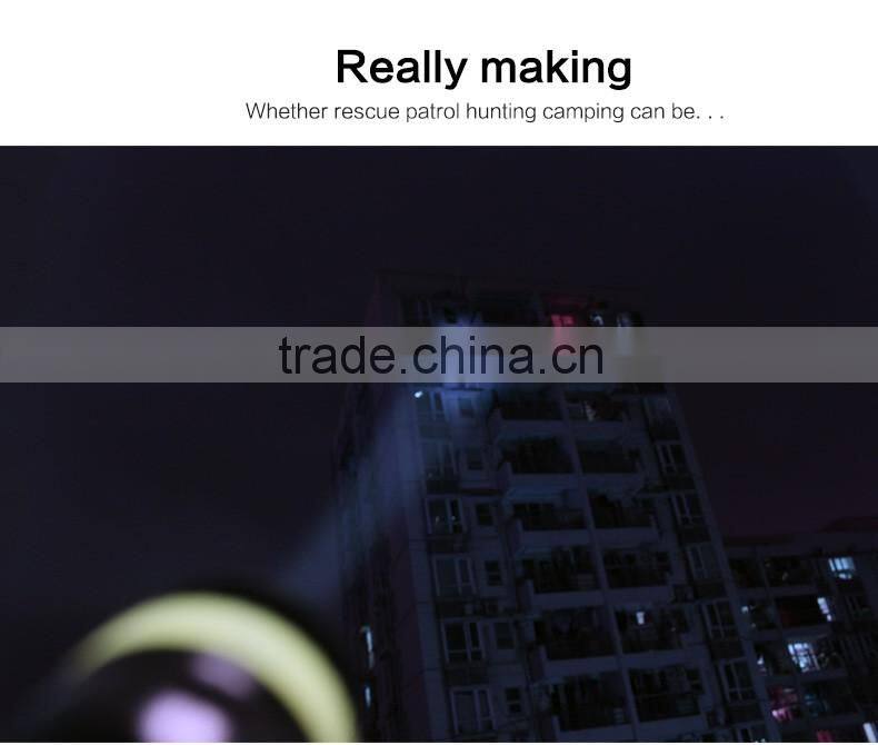 Powerful multi-function rechargeable led flashlight TC18 350 lumen led flashlight