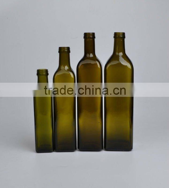 250ml, 500ml, 750ml, 1000ml marasca glass bottle olive oil bottle
