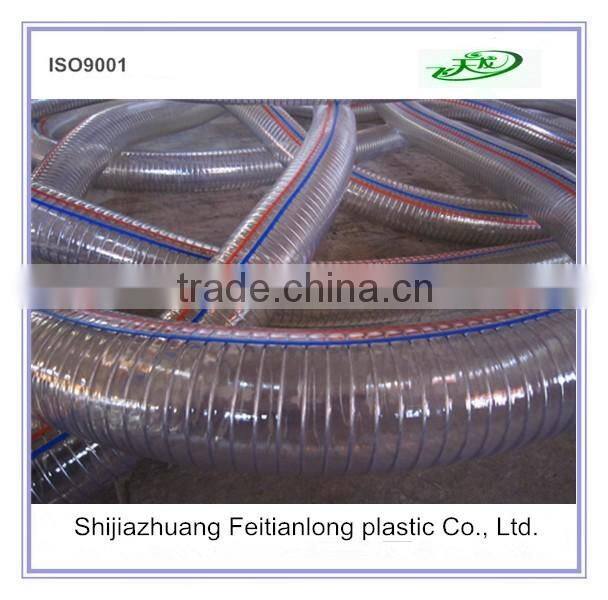 Top Quality New Design Colorful New Trendy steel wire braided pvc hose