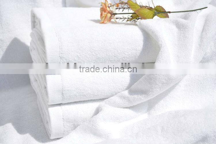 Deluxe custom logo available wholesale cotton hotel shower towel