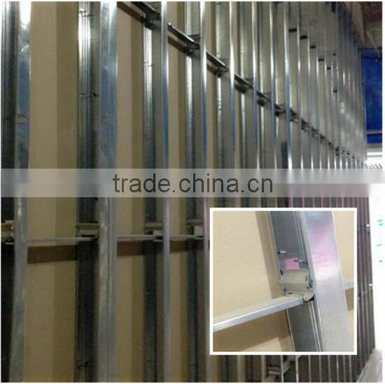 Galvanized steel stud for drywall