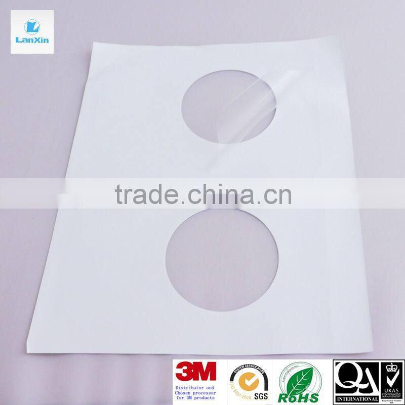 Stamping opaque adhesive film sticker