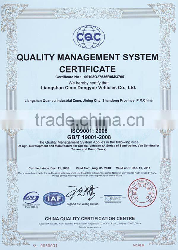 China CIMC Manufacturer Stake Fence Body 3 Axle Cargo Truck Trailer