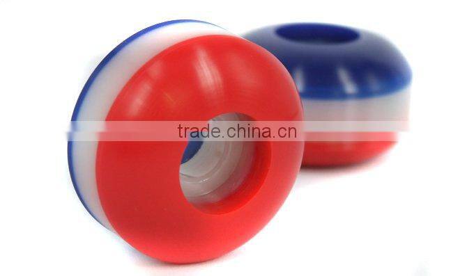 tri-color skateboard wheels
