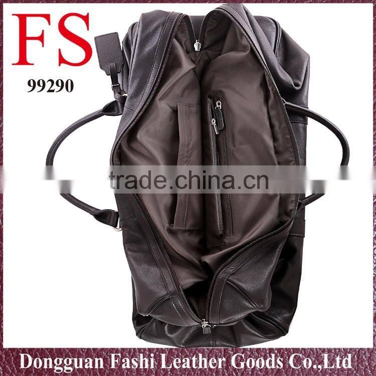 2016 New Products Genuine Leather Men's Travel Duffle Bags