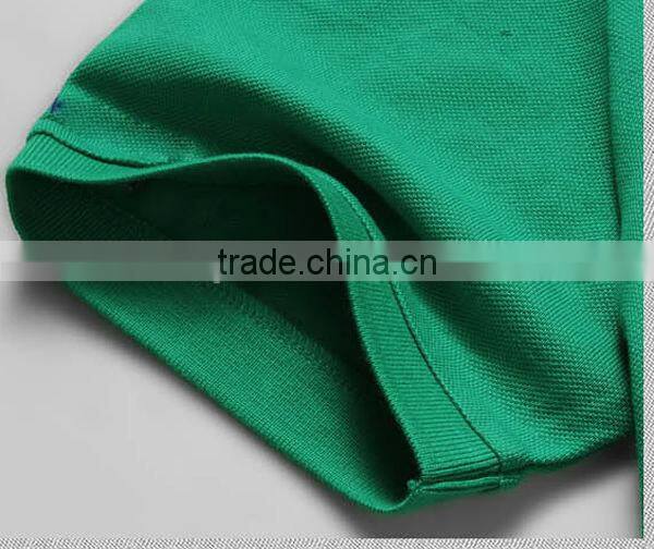 95% Polyester/ 5% spandex polo-shirt men's slim fit blank polo t shirt