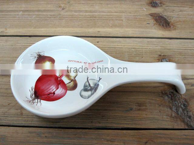ceramic kitchen spoon rest tableware spoon holder