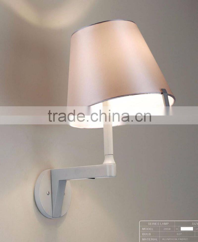 decorate indoor wall light wall lights for home cloth shade lamp