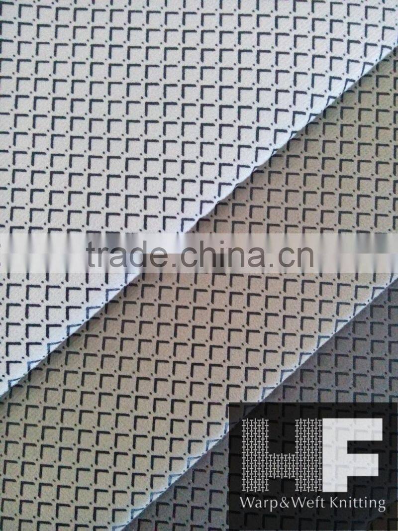 zhejiang hongfeng sofa fabric 100% polyester dandy warp knittded fabric
