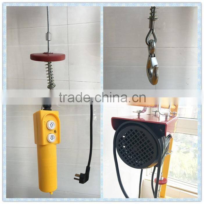 Portable 220v PA type small 250kg electric hoist